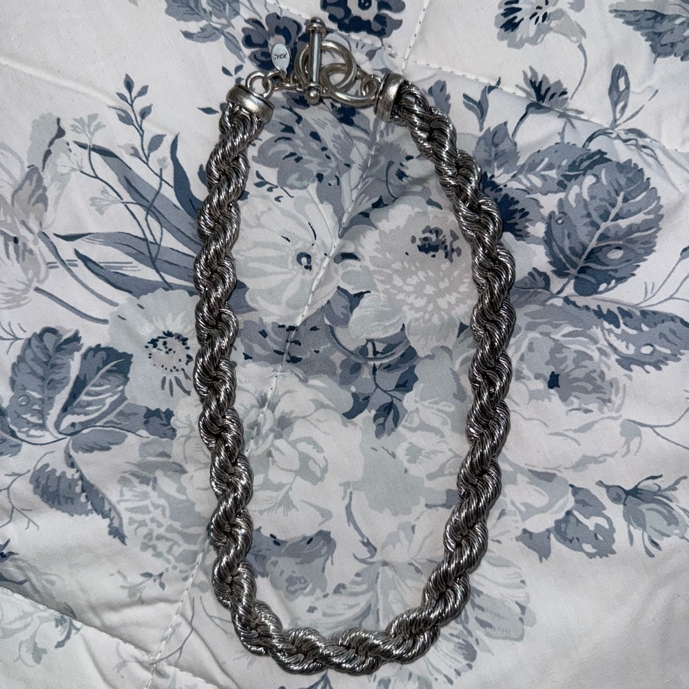 Sterling Silver Rope Necklace